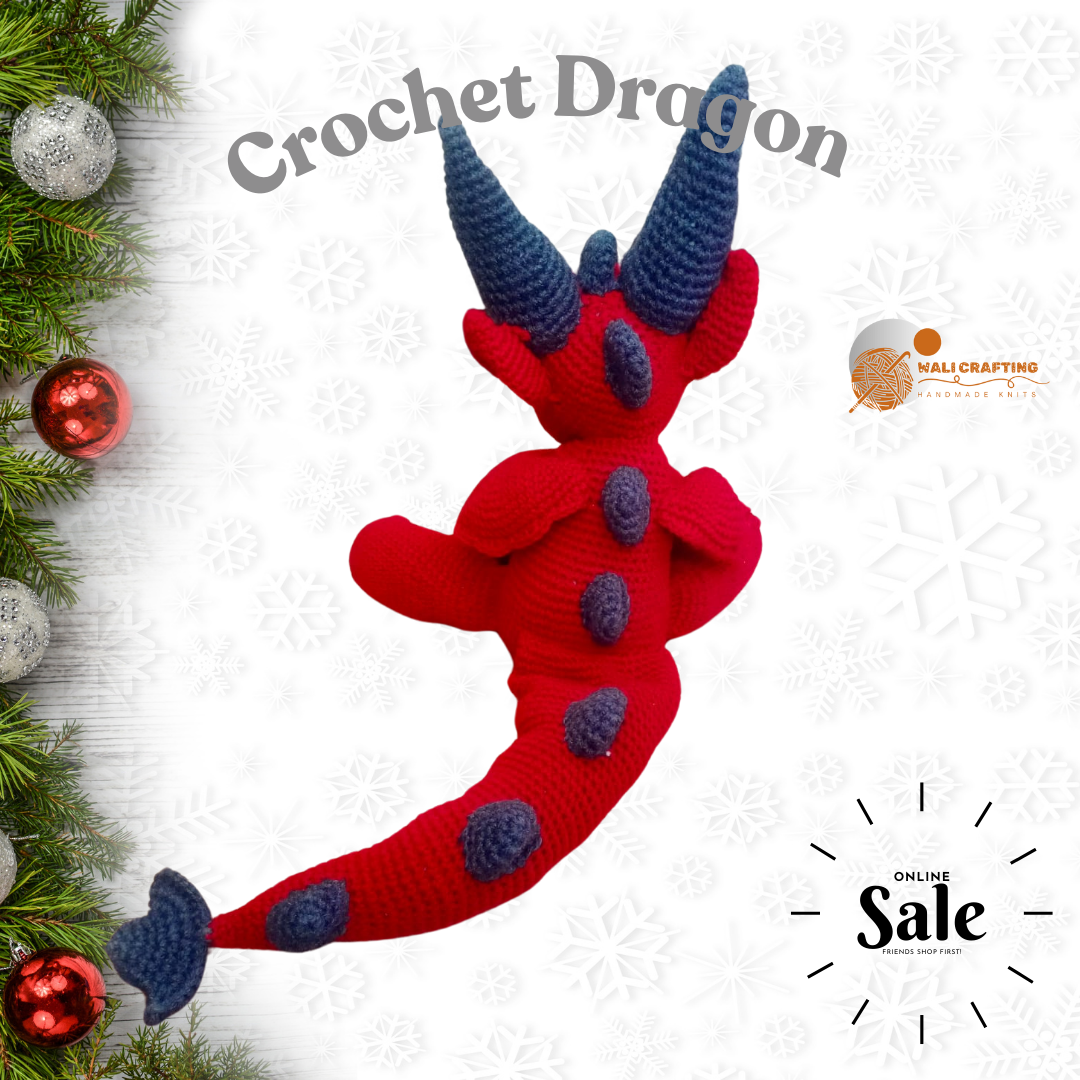 Snuggle dragon crochet pattern