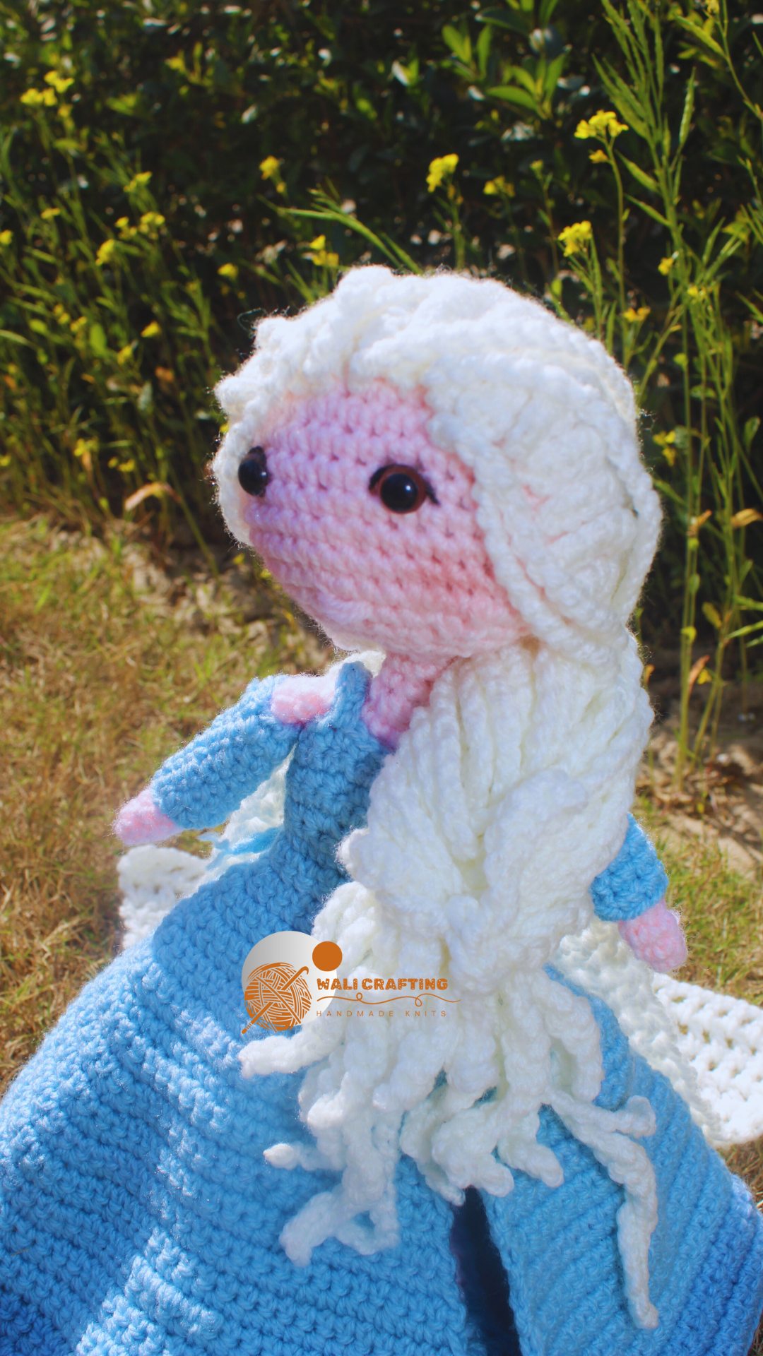 Frozen Elsa Crochet Pattern-Snow Doll pdf File.