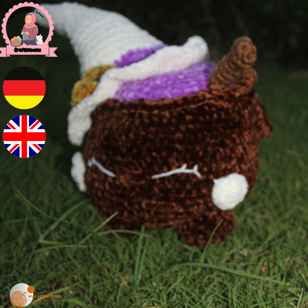 Crochet cauldron pattern