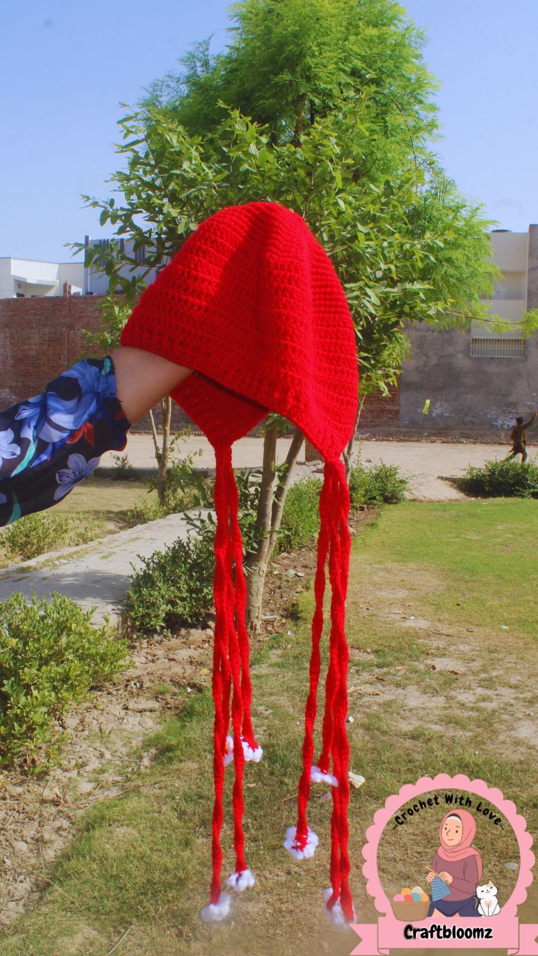 Summer Bonnet Hat Crochet Pattern- Instant Download pdf.
