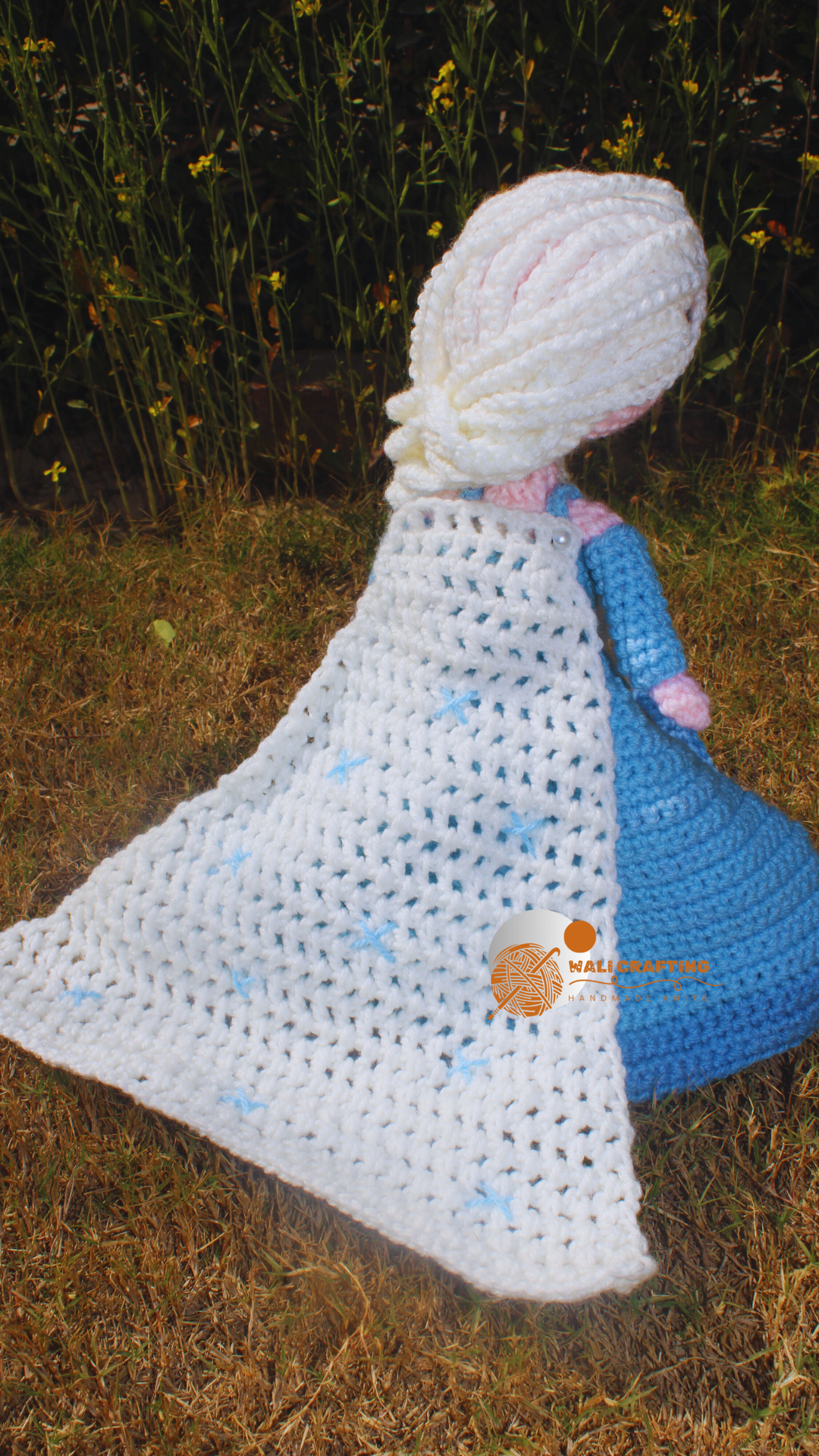 Frozen Elsa Crochet Pattern-Snow Doll pdf File.