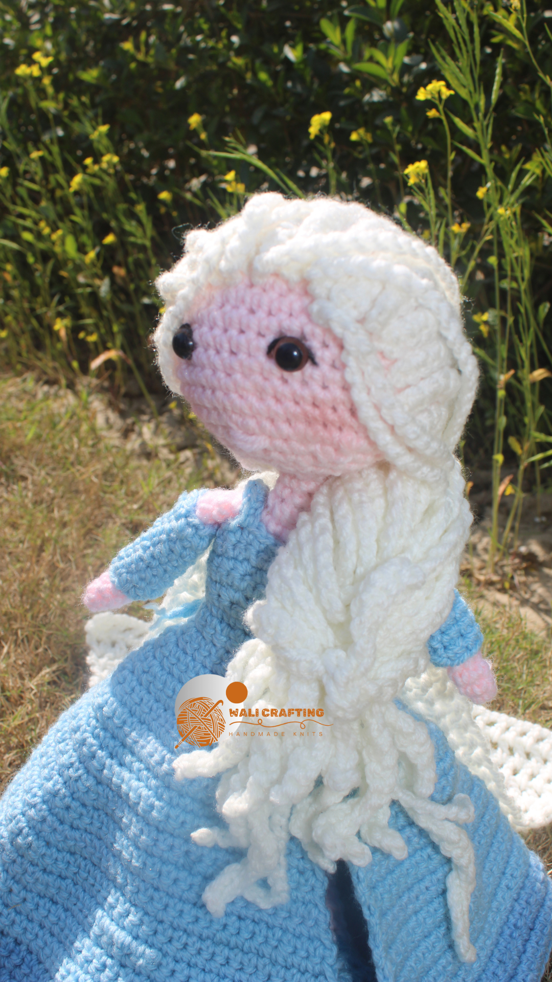 Frozen Elsa Crochet Pattern-Snow Doll pdf File.