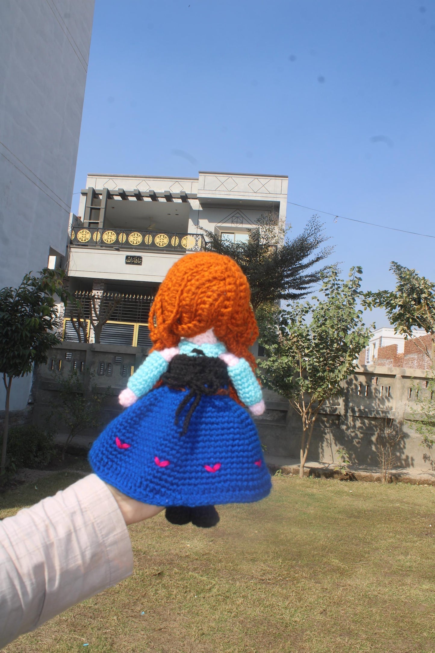 Anna Frozen Crochet Pattern-Cute Doll pdf file.