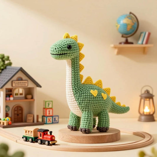 Brachiosaurus Dinosaur Amigurumi Crochet Pattern