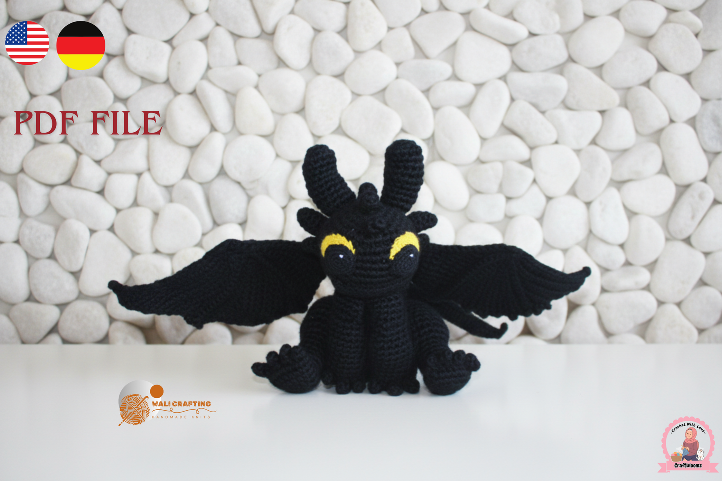 Amigurumi Dragon Crochet Pattern