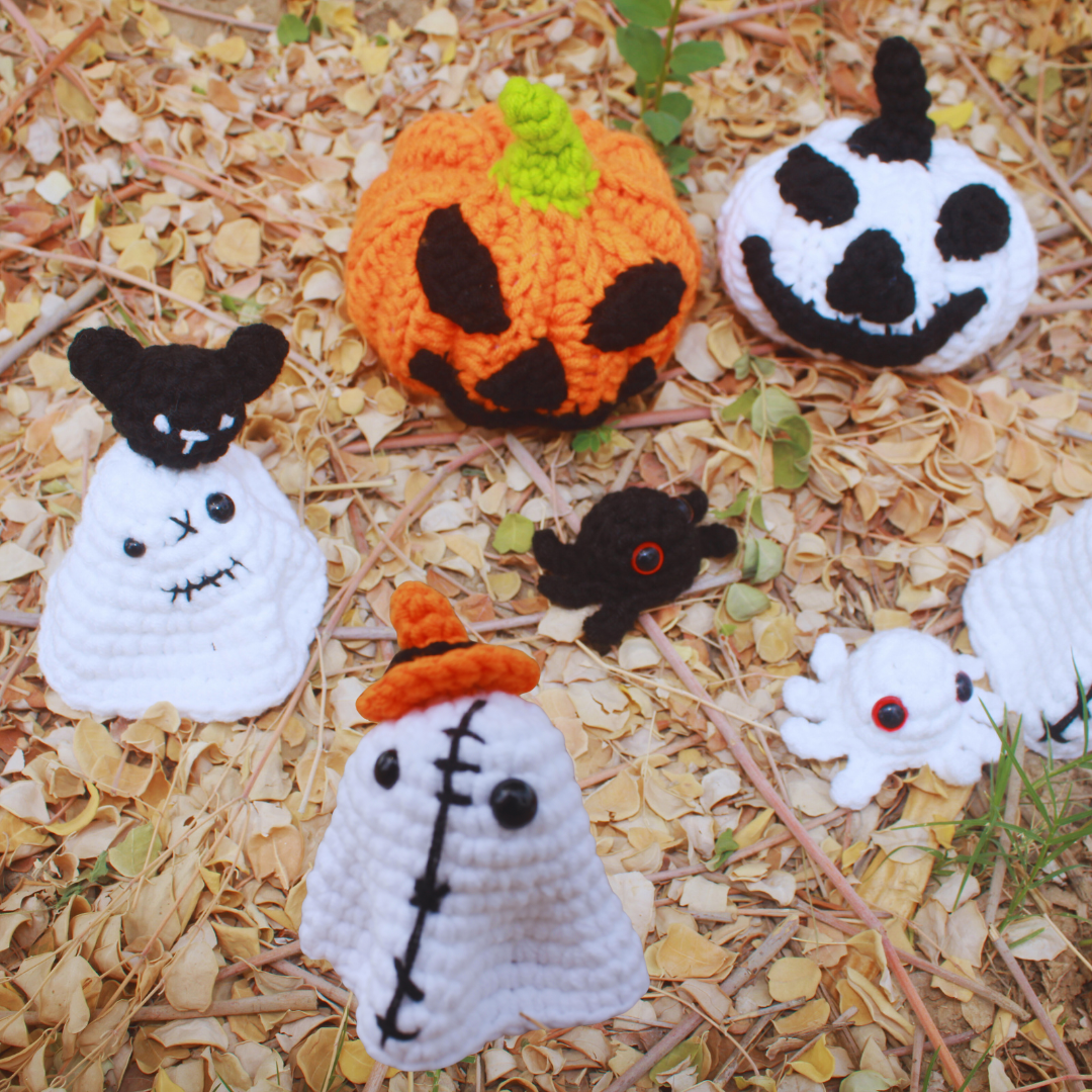 Crochet Ghost bundle for halloween