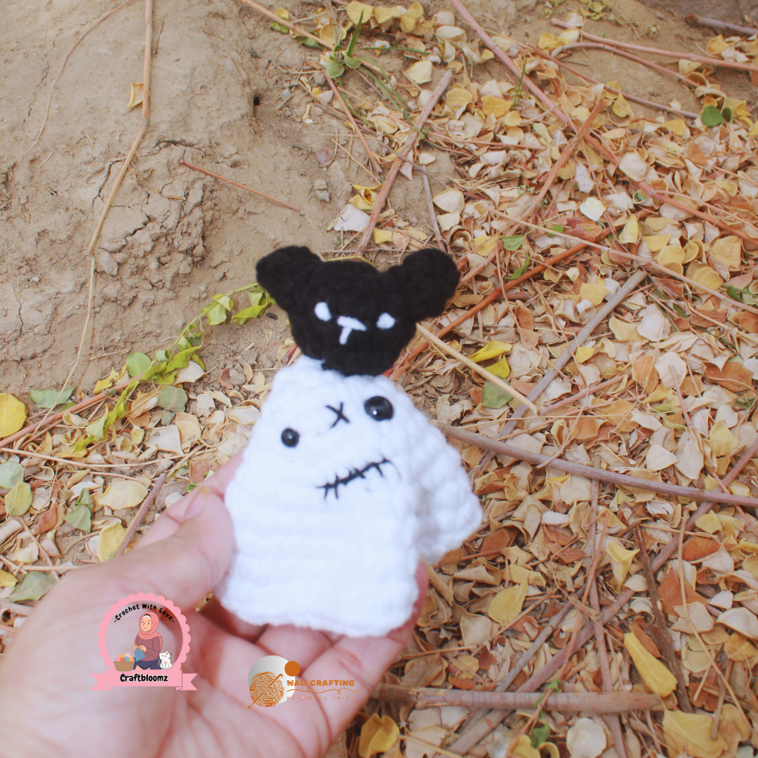 Crochet cat ghost pattern