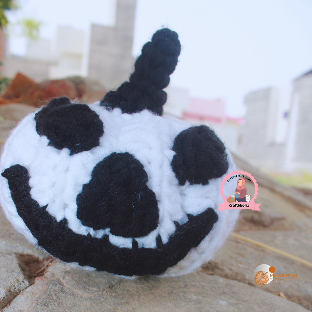 Crochet Ghost pumpkin pattern