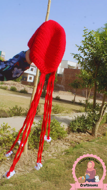 Summer Bonnet Hat Crochet Pattern- Instant Download pdf.