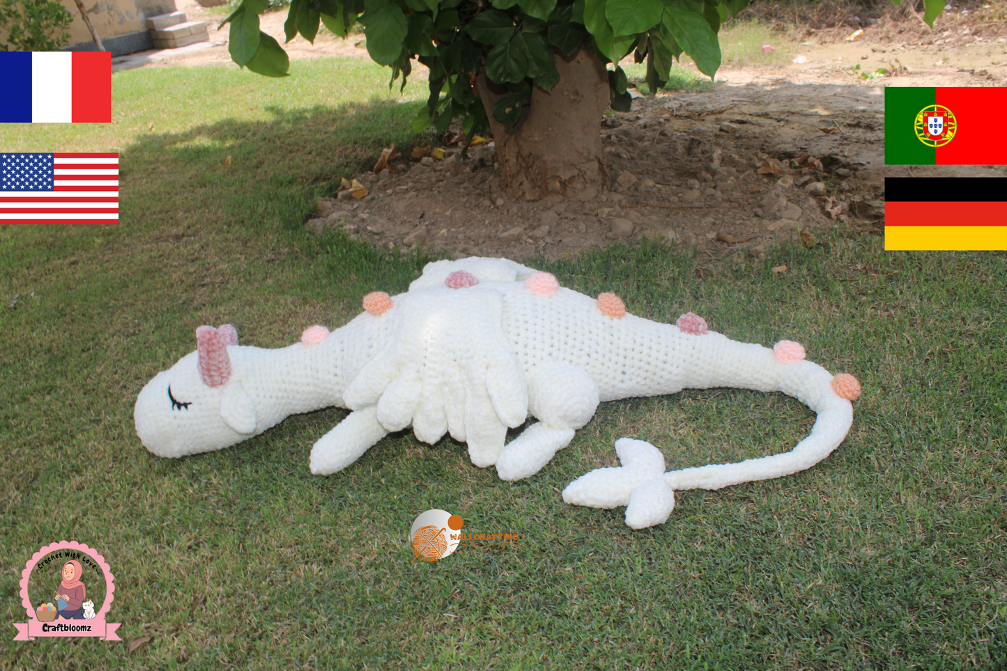 Big crochet Dragon