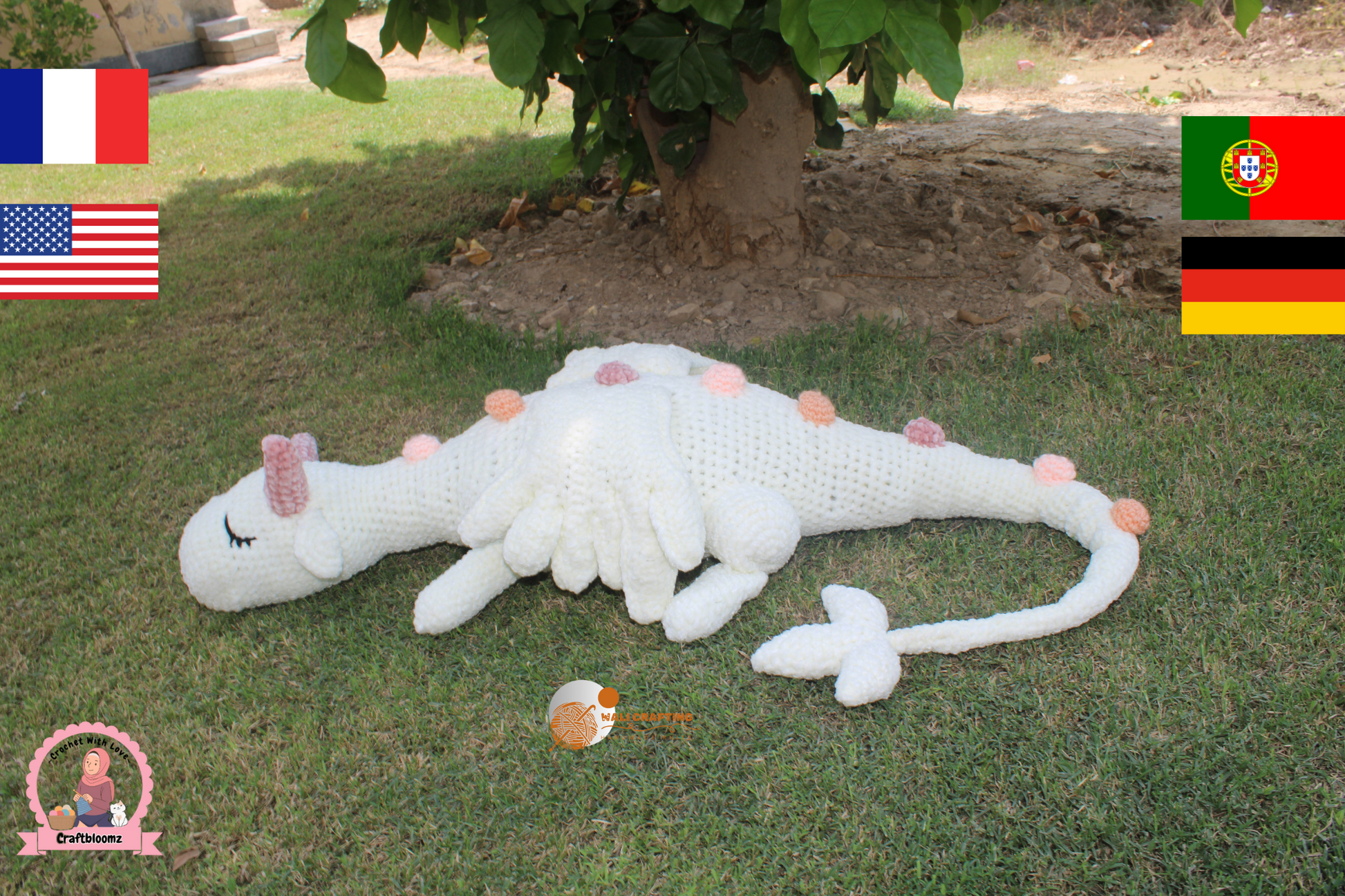 Big crochet Dragon