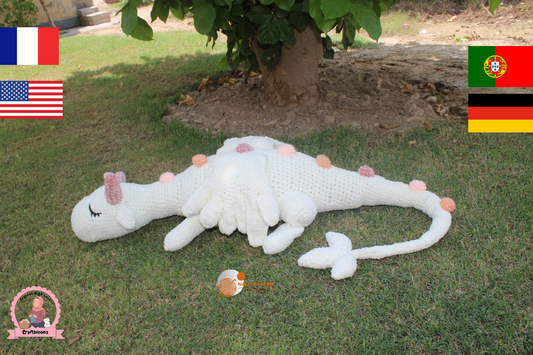 Big crochet Dragon