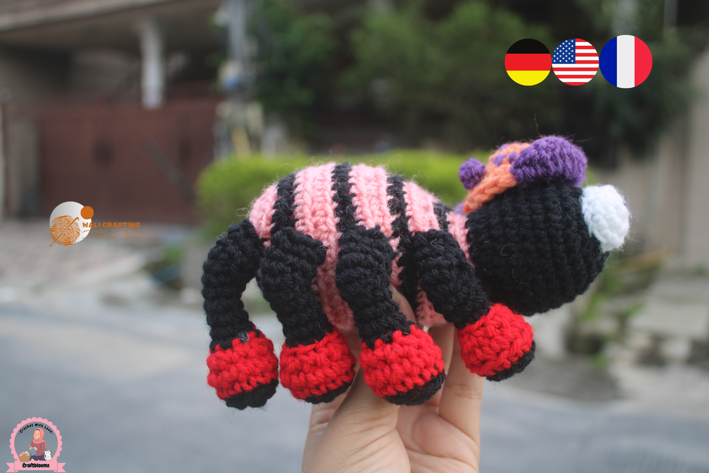 No-sew Spider Plushies Crochet Pattern  / Instant PDF Download