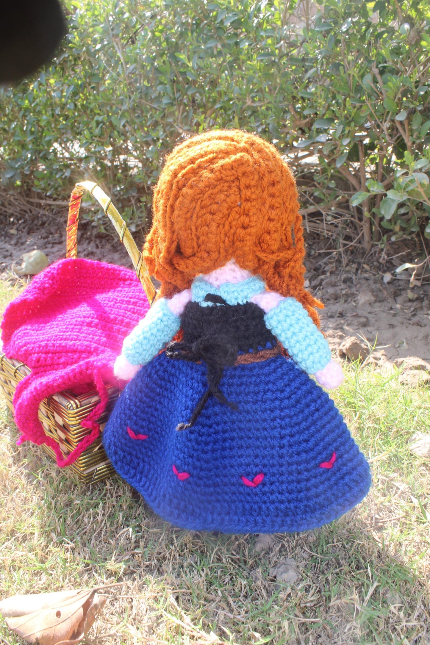 Anna Frozen Crochet Pattern-Cute Doll pdf file.