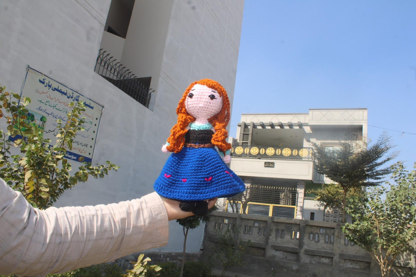 Anna Frozen Crochet Pattern-Cute Doll pdf file.
