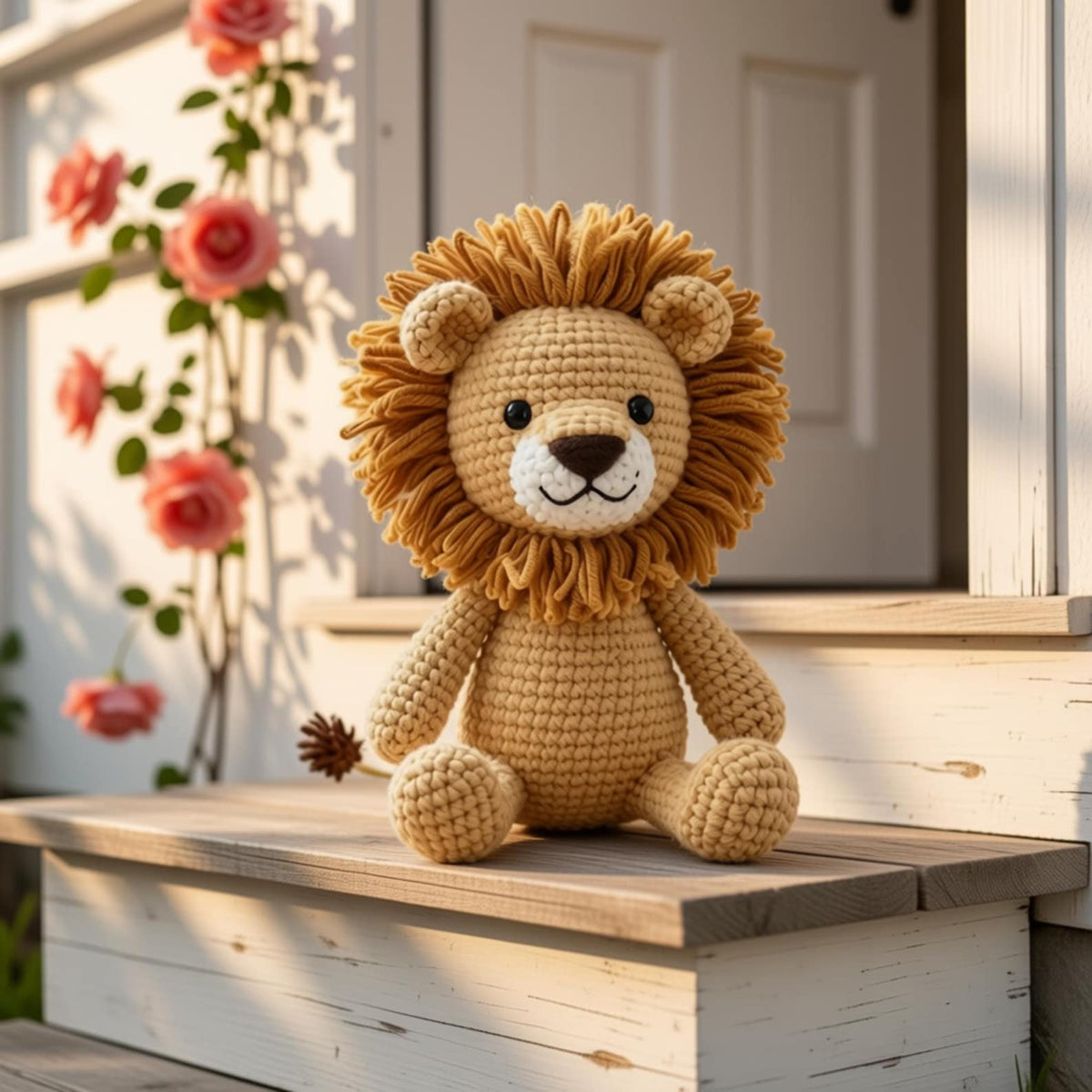 Fluffy Lion Amigurumi Crochet Pattern