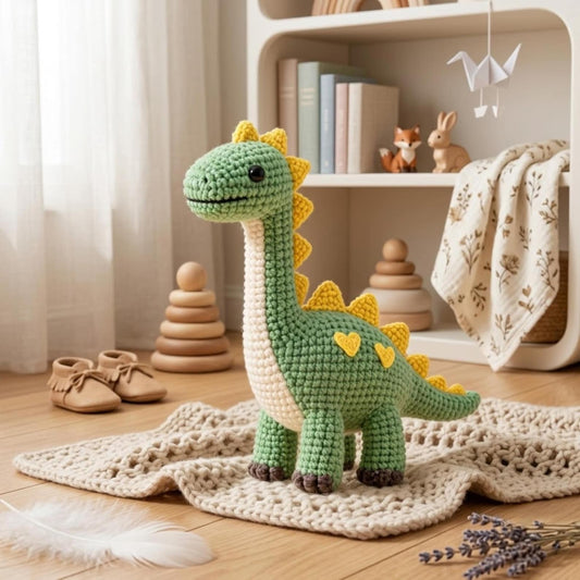 Brachiosaurus Dinosaur Amigurumi Crochet Pattern