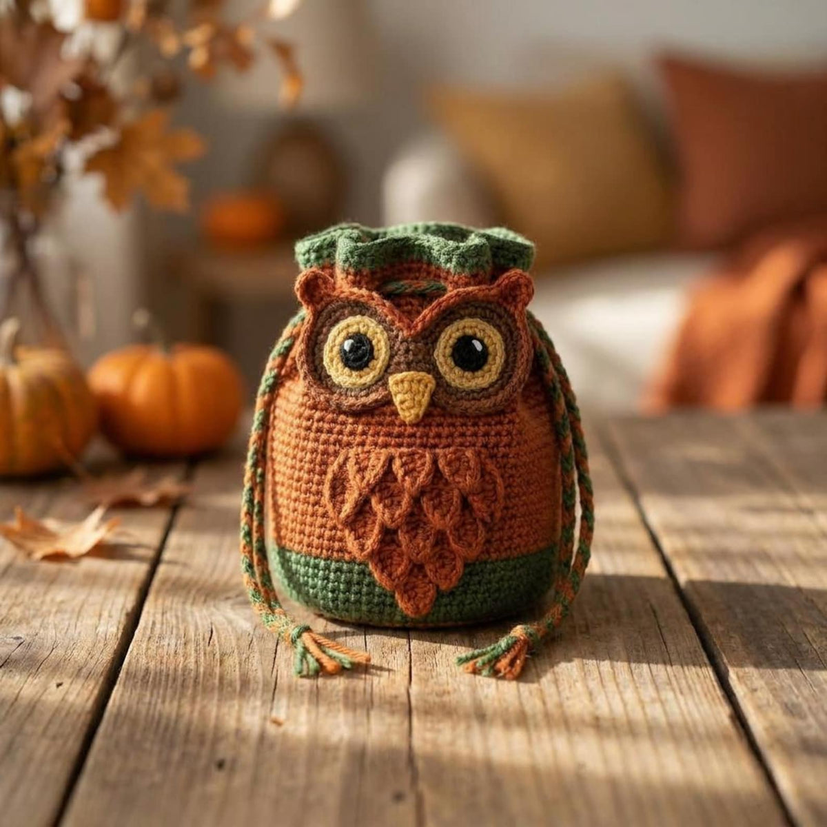 Crochet Owl Bag Pattern – PDF Digital Download